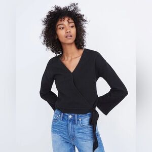 Madewell crepe wrap top